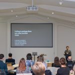 Graeme presenting at DesignMakeDo